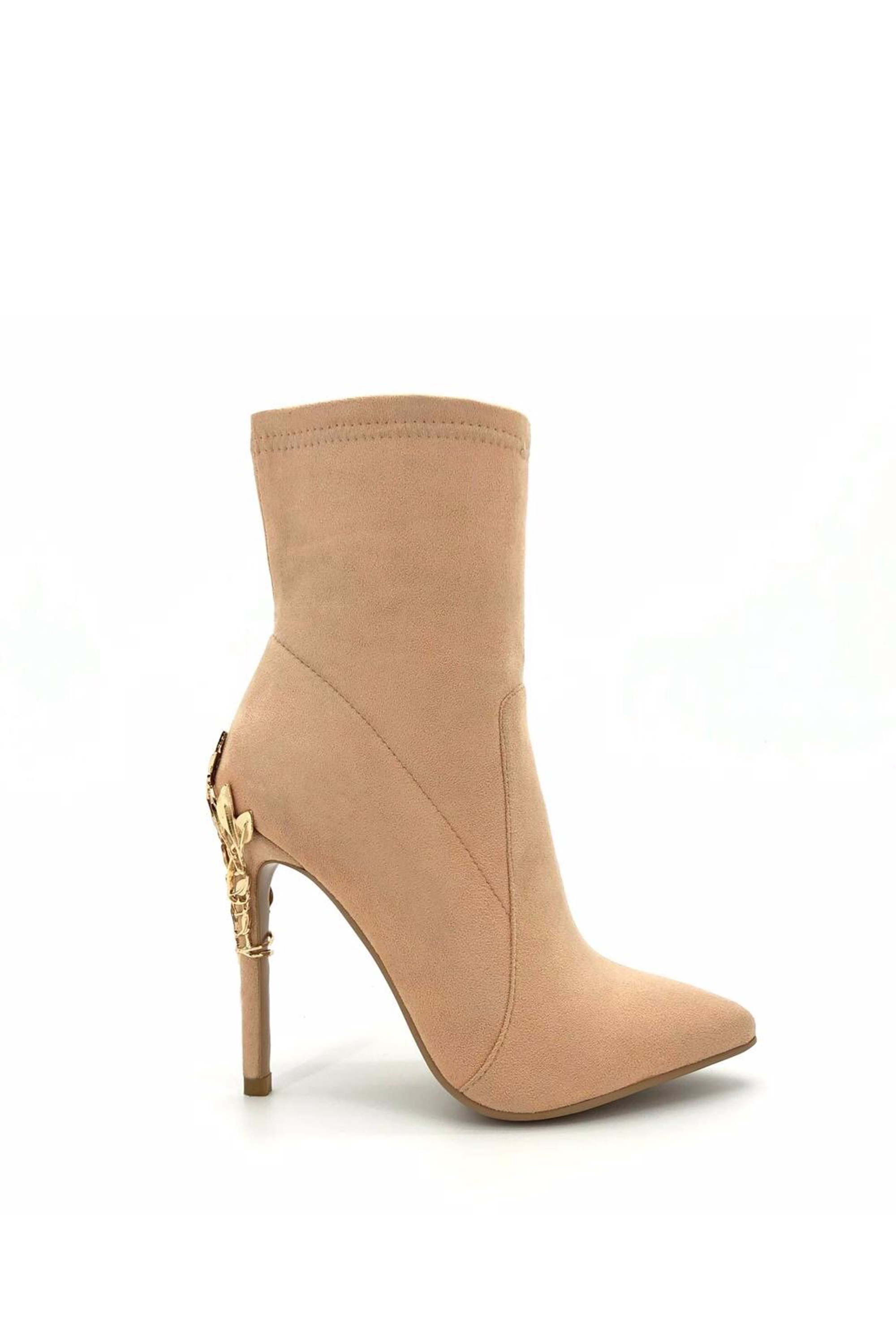 Vegan Suede Ankle Boots
