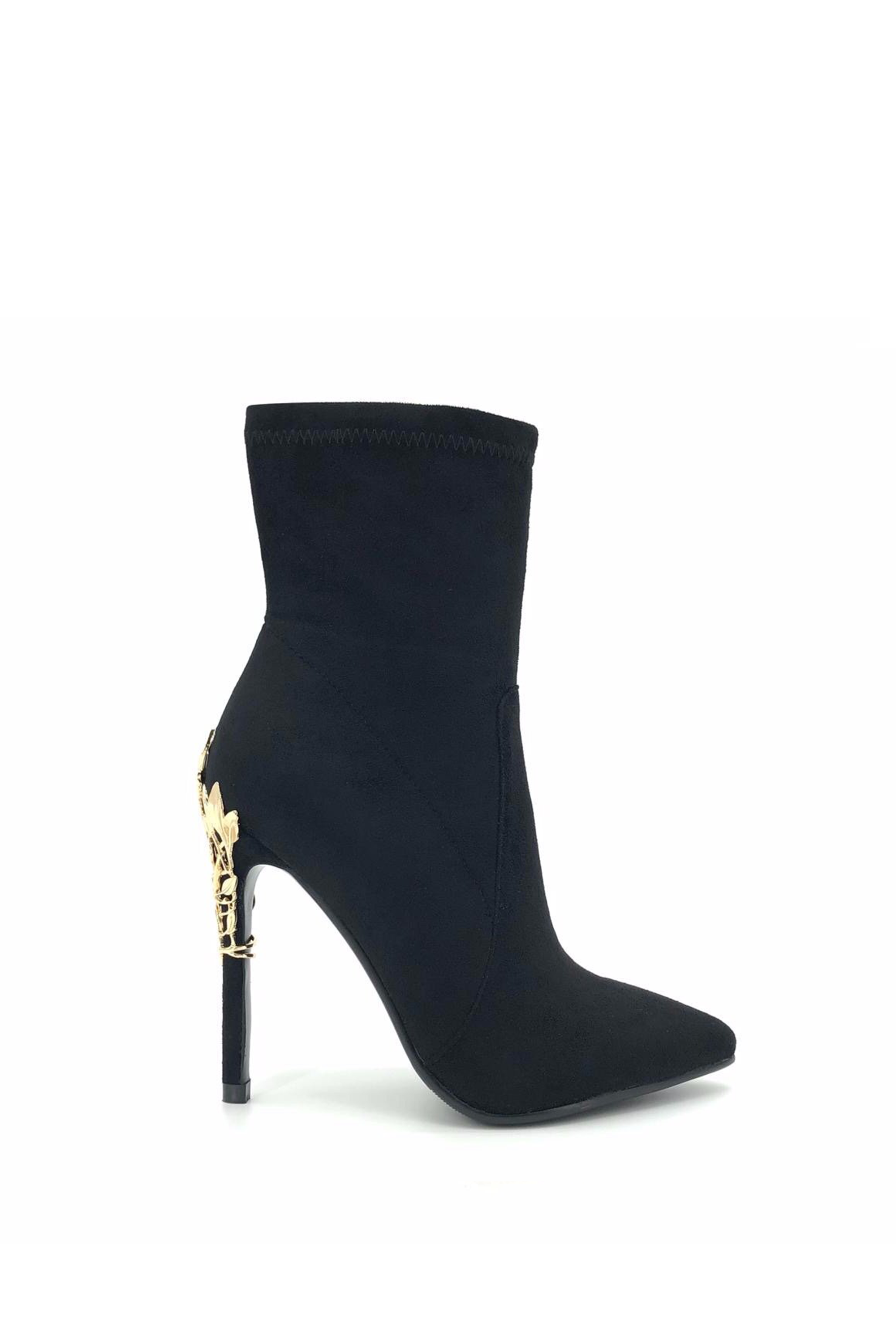 Vegan Suede Ankle Boots